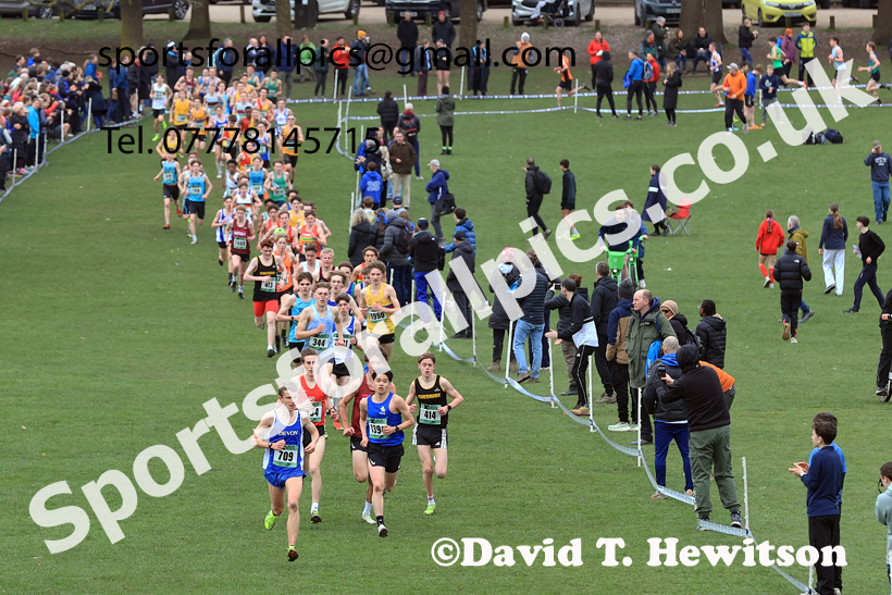 Mens Under-17s 2026 UK CAU Inter Counties Cross Country, Wollaton Park, Nottingham. Photo: David T. Hewitson/Sports for All Pics